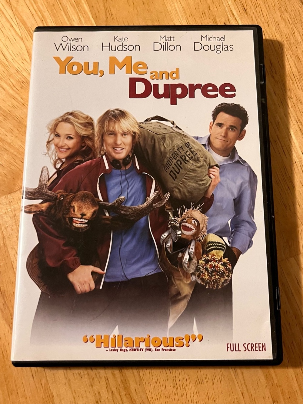 Universal White and Black You, Me and Dupree DVD - Comedy Movie